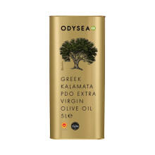 Odysea Greek PDO Kalamata Extra Virgin Olive Oil Tin, 5
