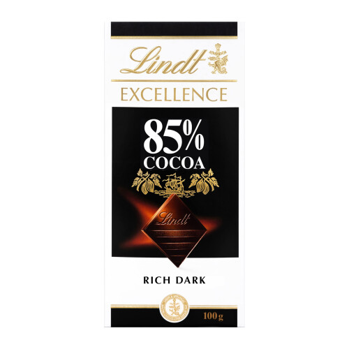 Lindt Lindt Excellence Dark 85% Cocoa Chocolate Bar, 100g