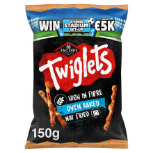 JACOB'S Twiglets Original Sharing Bag Snacks, 150 g (Pack of 1)