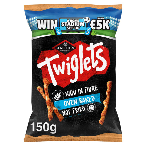 JACOB'S Twiglets Original Sharing Bag Snacks, 150 g (Pack of 1)