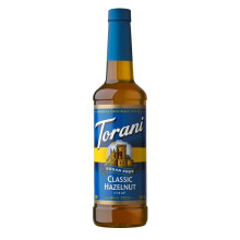 Torani Sugar Free Classic Hazelnut Coffee Syrup 750ml – Zero Calorie Drink Syrup for Coffee, Lattes & Iced Drinks