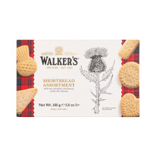 Walker's Shortbread Assortment – Traditional All‑Butter Scottish Biscuits, 160 g