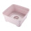Minky Minky Washing Up Bowl with Sink Plug Strainer, Multipurpose Square Basin, Dusty 1