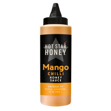 Hot Star Honey Mango Chilli Honey Sauce - Handcrafted Sweet Mango Honey Sauce - 100% Natural, No Additives - Perfect for Chicken, Pizza, Pasta