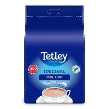 Tetley Original One Cup Black Tea Bags - Bulk Value Pack - Full Flavoured British Brew - Perfect for Breakfast or Anytime
