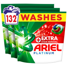 Ariel Platinum Washing Pods Extra Stain Removal (44ctx3) 132ct