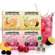 waterdrop Microdrink Bestseller Set | 48 Drops | 4 Flavours | Sugar-free Instant Drink | Natural fruit and plant extracts + valuable vitamins