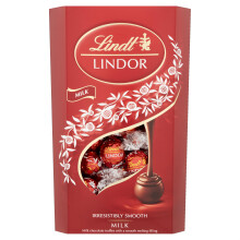 Lindt Lindor Milk Chocolate Truffles Box - approx. 48 Balls, 600 g -