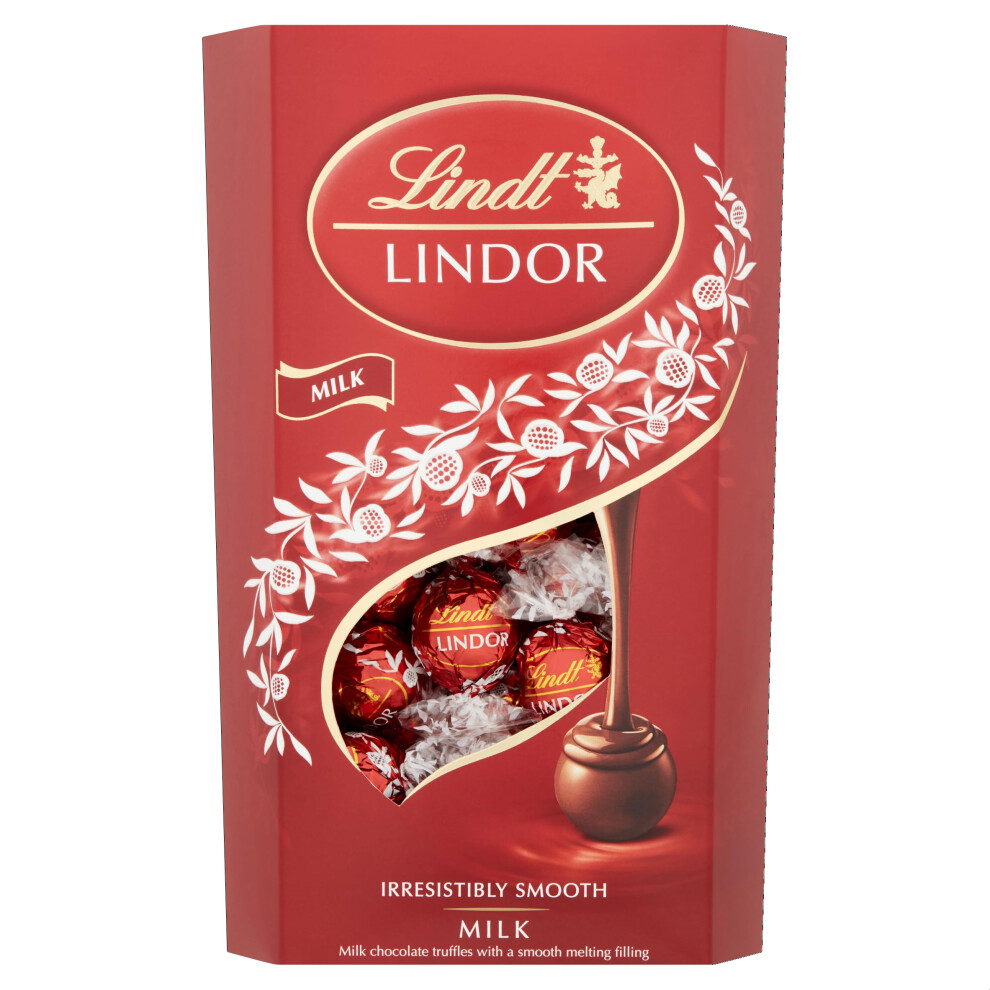 Lindt Lindor Milk Chocolate Truffles Box - Approx. 48 Balls, 600 G - Perfect For Sharing And Gifting - Chocolate Balls With A Smooth Melting Filling