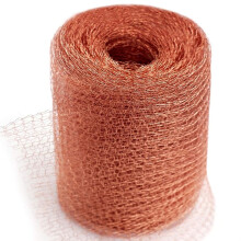 Jonuin Copper Mesh, 24m/80 Feet Pure Copper Mesh Slug Repellent, 100% Wire Mesh Roll for Mouse Hole Trap Filler, Rat Snail Slug Proof, Rodent Pest Co