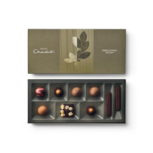 Hotel Chocolat Unbelievably Vegan 9-Piece Boxed Selection, 87g - Chocolate Gift Box For Birthday, Anniversary