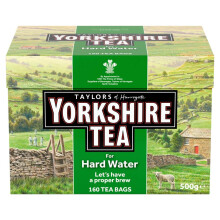 Yorkshire Tea Hard Water Tea Bags, 160 Tea Bags (Pack of 3, Total 480 teabags)