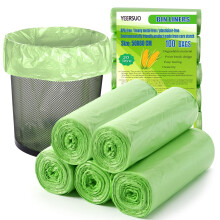 Bin Bags Liner, 100 PCS Biodegradable Food Waste Bags 20l, Compostable