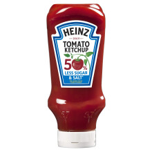 Heinz Tomato Ketchup 50% less sugar and salt, 800ml