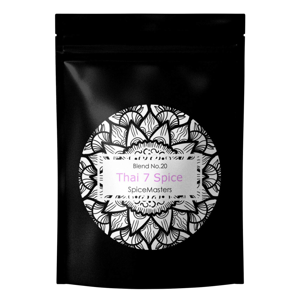 Spicemasters.co.uk Thai 7 Spice Mix - Makes 5 Easy Family Meals -Superior Hand Blended Premium Seasoning By Spice Masters - Authentic Made Simple