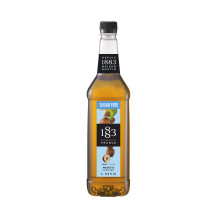 1883 Maison Routin Premium Sugar Free Hazelnut Syrup, 1 Litre PET Bottle