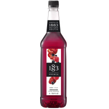 1883 Maison Routin Premium Mixed Berries Grenadine Syrup Made with Pure Cane Sugar for Cocktails, Mocktails, Lemonades & Desserts, Vegan Friendly, No