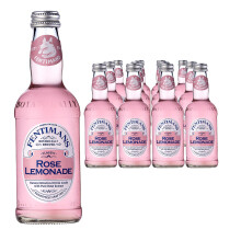 Fentimans Rose Lemonade - Botanically Brewed Lemonade made with Lemon Juice - Exquisitely Crafted & Refreshing Soft Drinks