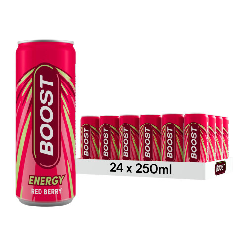 Boost Boost Energy Red Berry 250ml