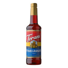 Torani Pomegranate Syrup 750ml – Premium Cocktail Syrup for Drinks, Bubble Tea, Soda & Iced Tea