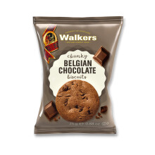 Walker's Shortbread Twin Pack Belgian Chocolate Biscuits – Chunky Pure Butter Scottish Recipe, 25 g (100 Twin Packs)