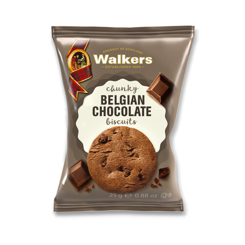 Walker's Shortbread Twin Pack Belgian Chocolate Biscuits