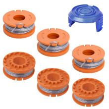 JAMSSOW 6 Pcs Strimmer Spool Compatible with Mac Allister MGTP18Li Trimmer Line,