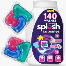 Splesh 3 in 1 Liquid Washing Pods, Laundry Detergent Capsules For Sensitive Skin