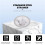 Stainless Steel Drainer Basin Filter Mesh Sink Strainer 3.5 Inch Top Diameter 5