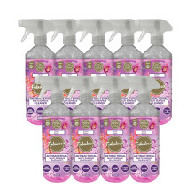 Fabulosa Antibacterial Disinfectant Spray, All Purpose Multi Surface Cleaner, 500ml, 9 pack, Exotic
