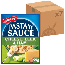 Batchelors Pasta 'n' Sauce Cheese, Leek & Ham Pasta Ready Meal, 99 g Packet (Pack of 7)