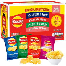 Kandy Collection Sold by - Giant Crisps Multipack Snack Box - Pack of 66 x 25g A