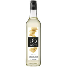 1883 Maison Routin Premium White Chocolate Syrup - Flavoured Coffee Syrup, Hot Chocolate, Cocktails & Baking – Sugar Alternative, Vegan-Friendly
