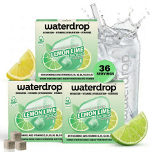 waterdrop Microdrink Lemon-Lime Fizzy Drinks Multipack – Lemon-Lime Flavour – 36 Water Flavouring Hydration Tablets – Sugar Free