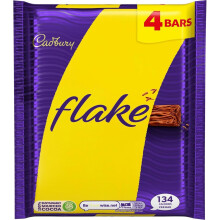 Cadbury Flake Chocolate Bar 4 Pack 80g