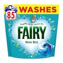 Fairy Non Bio Washing Liquid Pods, 85ct