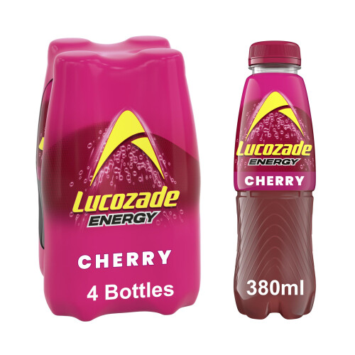 Lucozade Lucozade Energy Cherry 380ml (Pack of