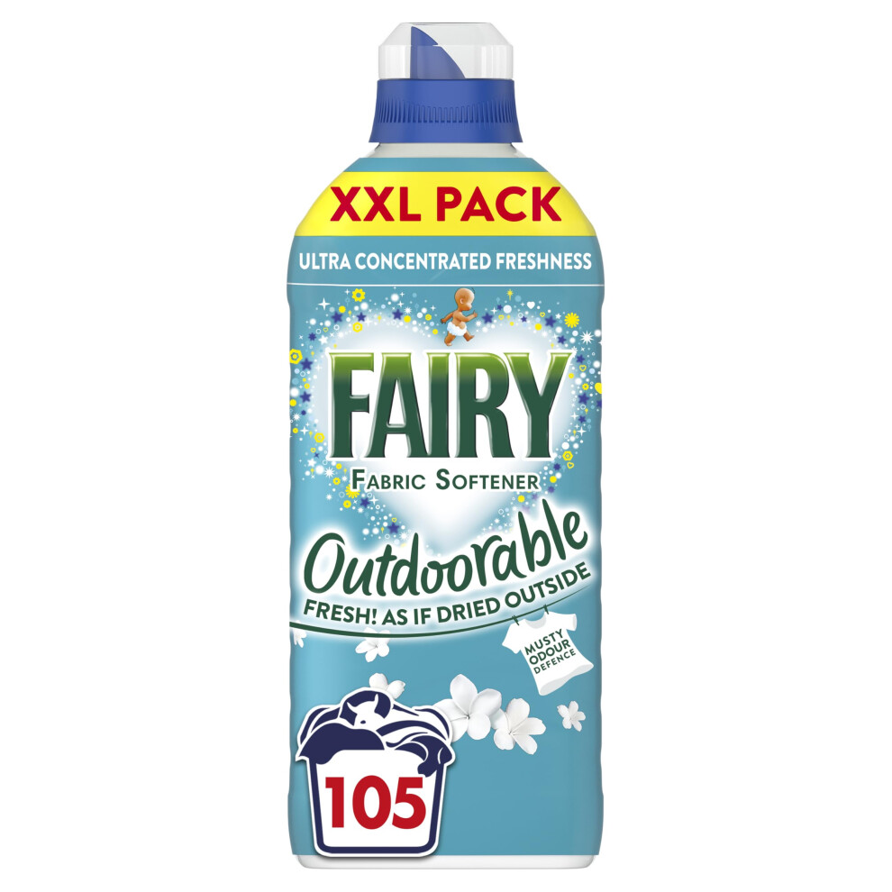 Fairy Outdoorable Fabric Softener, Ultra Concentrated Freshness For Sensitive Sk