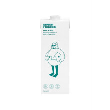 Minor Figures - Oat Milk, Barista Standard, 1 Litre x 12 Cartons, Dairy Free & Vegan, No Added Sugar, Long Life