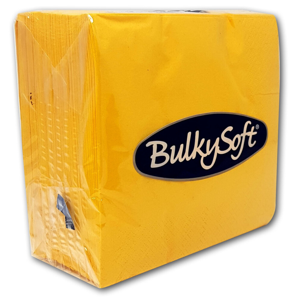 Bulky Soft Bulkysoft Paper Serviettes 2Ply Solid Colour Soft Napkins For Kitchen, Parties, And Events Â Rip Proof Disposable Tableware - 33 33 Cm Â 100% C