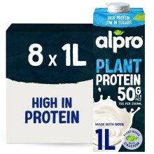 Alpro Soya Drink - High Protein - Plant-Based Long Life Dairy Free & Lactose Fre