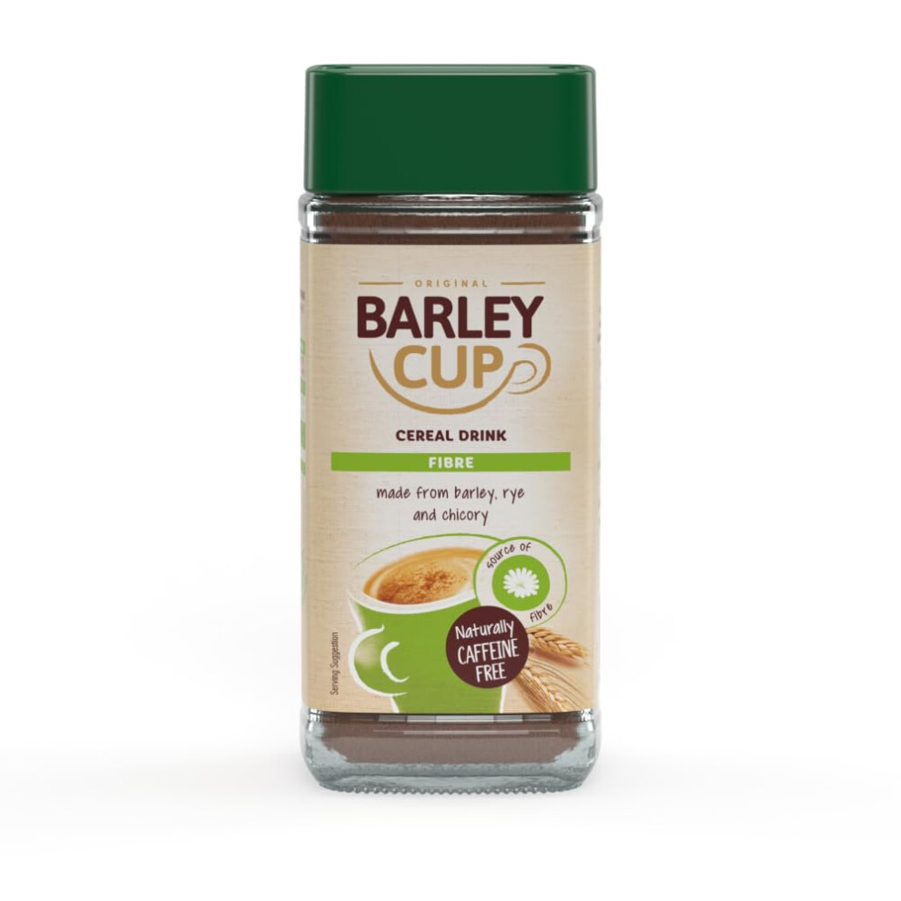 Barleycup Grain Fibre Instant Beverage 100G. High Fibre. Made From The Finest Roasted S And Chicory Roots. Vegan. Free From Caffeine And Contain