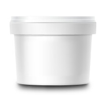 Ultimo Designs 500ml White Bucket With Airtight, Leak-Proof, Tamper Evident Lid - 25 x Buckets