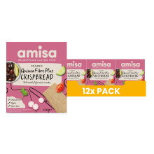 Amisa Quinoa Fibre Crispbread, 100g - Gluten - Friendly