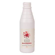 Simply Raspberry Topping Sauce, Dairy Free Ready to Use Dessert Sauce for Ice Cream, Waffles, Pancakes, Coffee & Milkshakes (1 kg)