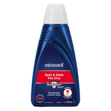 BISSELL Spot & Stain Pro Oxy Cleaning Solution for BISSELL SpotClean Devices, 1L, Removes Tough Stains & odours with StainProtect, 20383