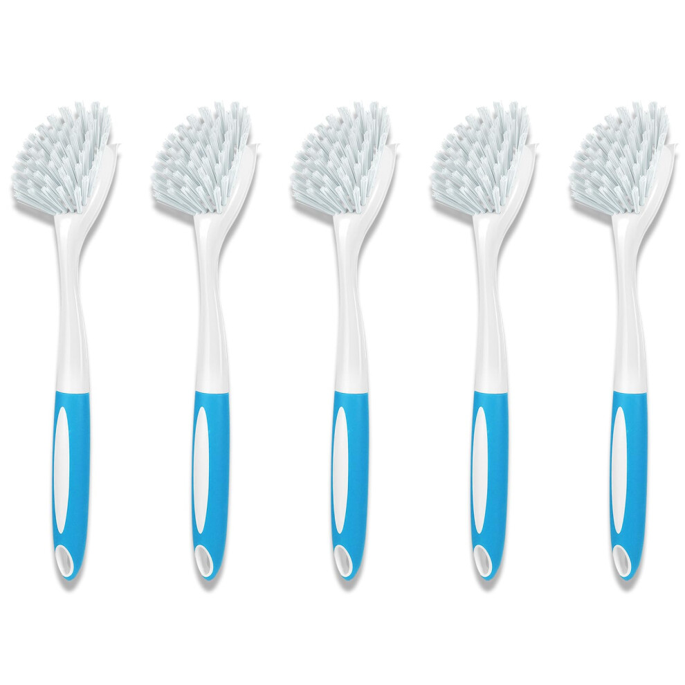 Yeudeuy Washing Up Brush For Kitchen, Dish Brush For Pots, Pans & Sink Cleaning, 5 Pack