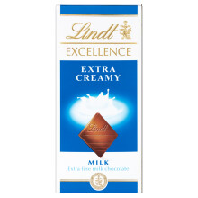 Lindt Excellence Extra Creamy Milk Chocolate Bar, 100 G (Pack Of 1)