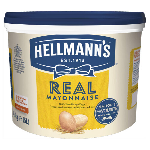Hellmann's Real Mayonnaise, 5 Litres