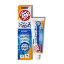 Arm & Hammer Advance White Pro Toothpaste, Baking Soda Teeth Whitening Toothpaste with Micro Polisher Technology, 2 Shades Whiter in 4 Weeks, 75 ml T